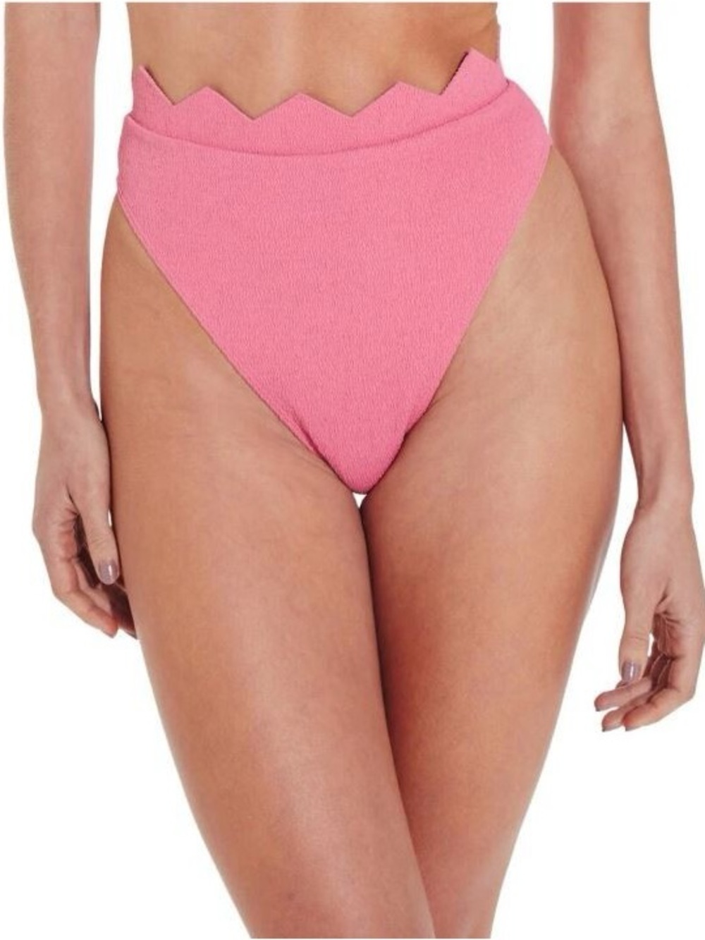 NWT- ViX Paula Hermanny Solid Imani pink High waisted swim bottom